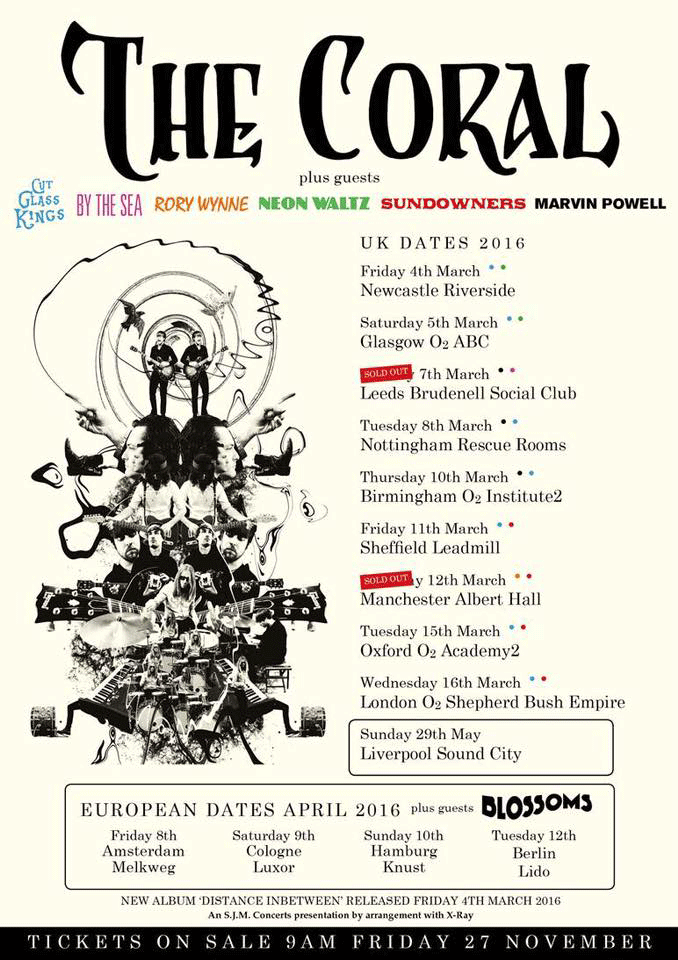 The Coral UK + European tour